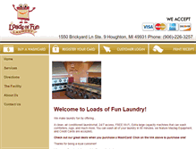 Tablet Screenshot of loadsoffunlaundry.com